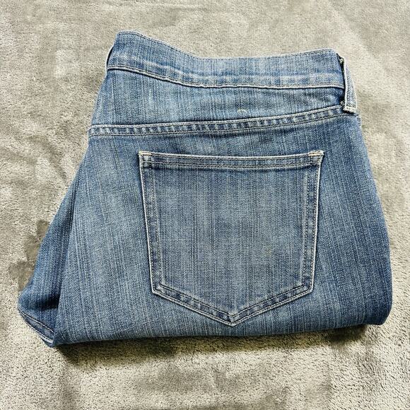 Old Navy Jeans Womens Sz.14 Blue Mid Rise Pants Stretch Ladies Straight The Diva - Picture 1 of 13